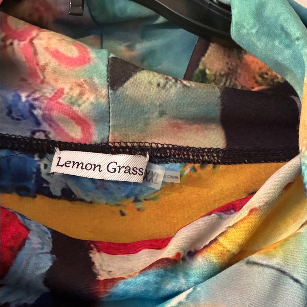 Colorful Abstract Women's Tunic - Picture 2 of 4
